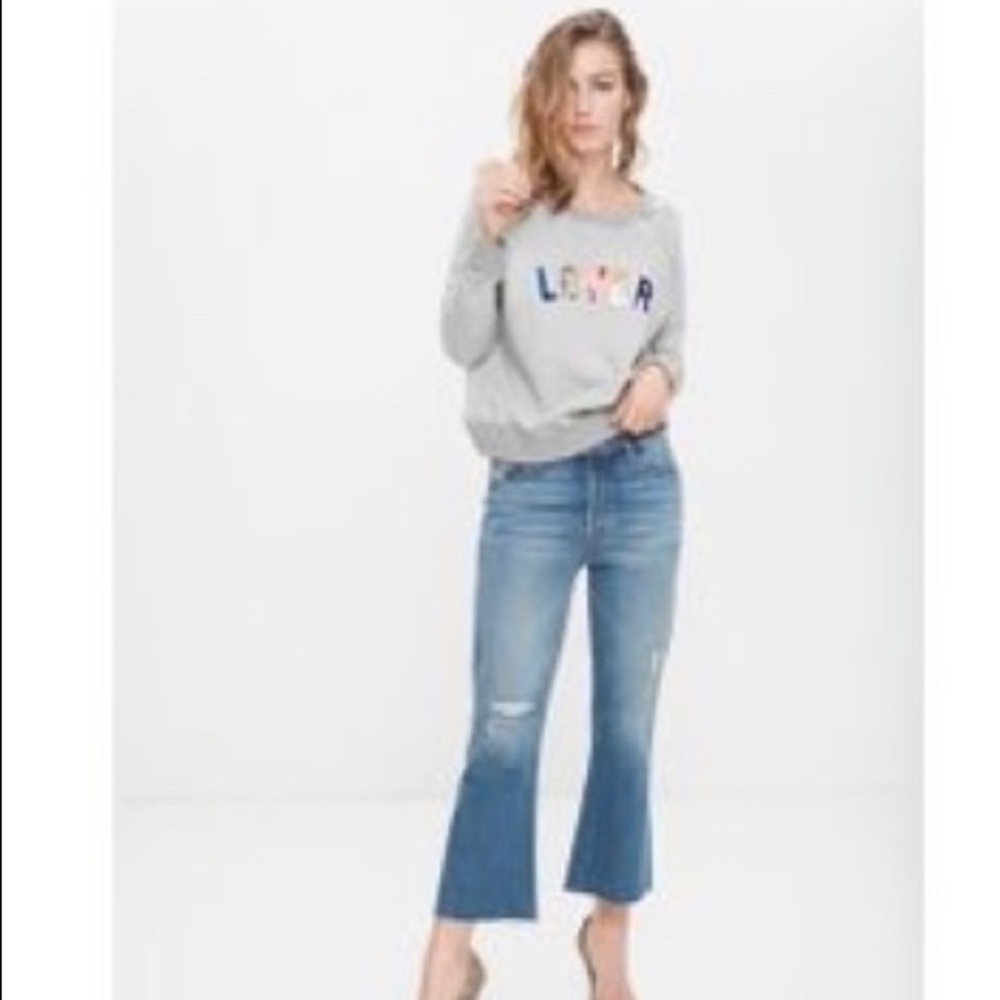 MOTHER  jeans- The Nomad crop fray